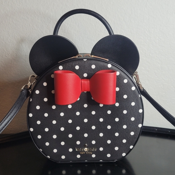 Kate Spade X Disney Minnie Mouse Canteen Crossbody - Picture 2 of 14